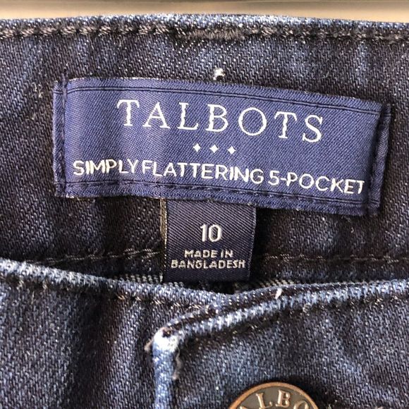 Talbots Womens High Rise Jegging Stretch Blue Jeans Size 10 - Picture 10 of 13
